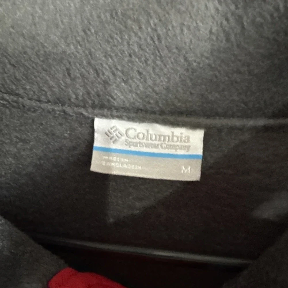Columbia Steens Mountain Half Snap Gray Fleece Size‎ Medium NWT